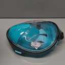 Greatever Full Face Snorkel Mask, Snorkeling Gear for Adults with Latest Dry Top Breathing System and Detachable Camera Mount, Foldable Snorkel Set for Family Snorkeling Trips, Anti-Fog & Anti-Leak (Small-Medium, 2 Pack - Cerulean Blue+Green)