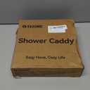 YASONIC Shower Caddy Corner, 3-Pack Adhesive Rustproof Stainless Steel Shower Shelves with Soap Holder, No Drilling Shower Organizer Corner for Dorm, Renters Bathroom, Black