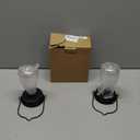 2 Pack Solar Hanging Lights Replacement Top（Top Size 3.23 inch） Solar Lanterns Outdoor Waterproof Can be Used Directly as a Solar Light Bulb Suitable for Courtyard Lighting and Garden Decoration