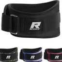 RitFit Weight Lifting Belt - Great for Squats, Lunges, Deadlift, Thrusters - Men and Women - 6 Inch Black/Camouflage, L