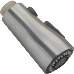 KOHLER GENUINE PART GP1043211-VS Pulldown Sprayhead For Kohler Simplice Faucet, Vibrant Stainless Finish, Small