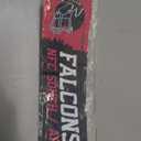 FANMATS 48429 NFL - Atlanta Falcons Flat Metal Street Sign | Black & Red | 24"x4" | "Falcons Ave." Wordmark