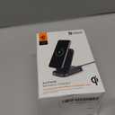 Spigen [Designed for Samsung] Super Fast Wireless Charger Stand for Samsung Galaxy Z Fold Flip 6 5 4 3 S25 Ultra S25 Plus S25 S24 Ultra Plus S23 S22 and More [No Adapter Included]