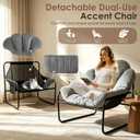 Oversized Accent Chair Living Room Chairs Soft Cushion Comfortable, 33"D x 36"W x 38"H