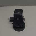 Anlmz 3 in 1 Charging Station for iPhone, Wireless Charger for iPhone 17 16e 16 15 14 13 12 11 X Pro Max & Apple Watch - Wireless Charging Station for AirPods 4 3 Pro (Black)