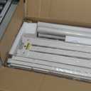 Metal Platform Twin Bed Frame with Headboard Sturdy Steel Slats Support No Box Spring Needed Easy Assembly White