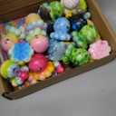 24 Pcs Valentines Day Gift Cards with Octopus Slow Squishy Toys Soft Stress Relief Squeeze Toys for Kids Boys Girls Valentines Party Favors Gifts Classroom School Exchange Prize