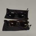 2 Pack Sunglasses Readers for Men Women Vintage Full Lens Reading Sunglasses Outdoor Magnifying Glasses NON BIFOCAL 2.25x