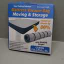 Queen/Full/Full-XL Foam Mattress Vacuum Bag for Moving, Vacuum Seal Mattress Bag with Straps