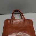 Leather Handbags and Purses Top Handle Designer Tote Bags Satchel Bags for Women, Brown