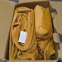 MIULEE Velvet Curtains 90 inches 2 Panels - Luxury Blackout Curtains for Bedroom Living Room Thermal Insulated Fall Decor Super Soft Elegant Window Drapes Rod Pocket & Back Tab, Mustard Yellow