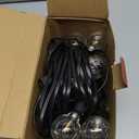 Ollny 50FT Outdoor String Lights, Waterproof Connectable Shatterproof Outside Light with 25 Edison + 2 Spare LED Bulbs Plug in, Patio Lights for Indoor Balcony Porch Camping Deck