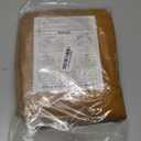 Thgonwid Unstuffed Moroccan Storage Pouf Foot Stool Ottoman Seat Handmade Faux Leather Bean Bag Floor Chair Foot Rest for Living Room, Bedroom or Balcony (Yellow)