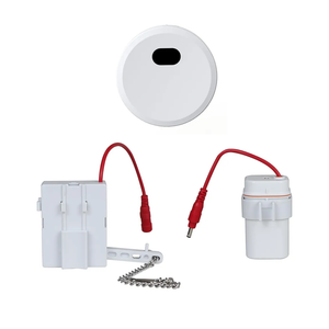 Automatic Toilet Flusher Kit, Touchless Motion Sensor Flush for Toilet, 12” Sensor Range, Battery-Powered, Easy Install, Compatible with Most Toilets CN27B KERDE