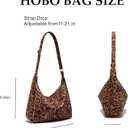 JOLLQUE Crossbody Bags for Women, Soft Foldable Vegan Leather Shoulder Handbag, Autumn Winter Slouchy Handbag Purses