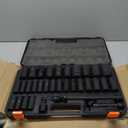 VEVOR 1/2" Drive Impact Socket Set, 34 Piece Socket Set Metric 8-36mm, 6 Point Cr-MO Alloy Steel for Auto Repair, Easy-to-Read Size Markings, Rugged Construction, Includes Storage Case