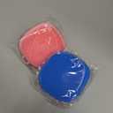 Silicone Face Scrubber for Men and Women， 2Pack Facial Cleansing Brush Silicone Face Wash Brush Manual Waterproof Cleansing Skin Care Face Brushes for Cleansing and Exfoliating (Blue_Pink)