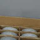 Famiware Star 7.5" Pasta Bowls Set, Salad Bowl Set of 6, Double Reactive Glaze, Stackable, Perfect for Your Friend for Housewarming, Thanksgiving, Christmas, Smoky Blue