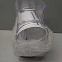 7 IN 1 Upgraded Rotary Cheese Grater with Handle  Vegetable Shredder with Built-in Storage Blade Slot, 5 Versatile Blades, Strong Suction Base Round Mandoline Slicer, Food Chopper for Kitchen (White)