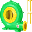 Bounce House Blower, 550W/0.73HP Commercial Air Blower with Double-Sided Fan Blade Design, Strong Wind and Great Heat Dissipation Properties for Bouncy Castle, Jump Slides, Arch, Inflatables