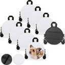 8PCS Sublimation Bags, Sublimation Crossbody Bag Blank With Adjustable Shoulder Strap Crossbody Or Shoulder Bag Removable Transfer Design Sublimation Backpack Blank DIY Gifts For Family and Friends