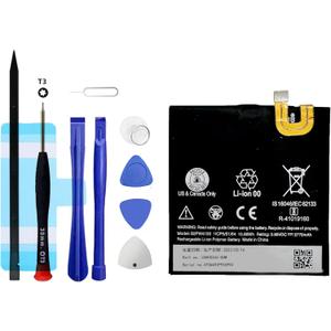 B2PW4100 Replacement Battery for Pixel 1 5.0,Rechargeable 0 Cycle Battery Compatible with Google Pixel 1 5.0 Nexus S1 with Repair Tool Kits