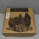 Wood Slices 6 Pack 9-10.5 Inch Large Wood Rounds Natural Wood Slices for Centerpieces,Wedding&BabyShower,Table Decorations,Crafts,DIY,Arts