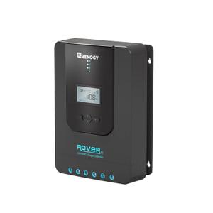 Renogy Solar Charge Controller Rover 20A 12V24V Auto DC Input MPPT Charge Controllers for Solar Panels Adjustable LCD for Gel Sealed Flooded Lithium Batteries