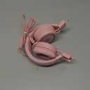 Kid Headphones for School, USB Type C Kids Headphone with LED Lights, Wired Boys Girls Headphones with Safe Limiter 85dB/94dB, Foldable On Ear Headphones with Microphones for Girls, Boys, iPad-Pink