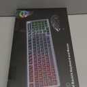 Gaming Keyboard and Mouse Combo - RGB Backlit 14 Lighting Effects, USB Wired Computer Keyboard, 26-Key Anti-Ghosting, Volume Wheel, Quiet Typing, Adjustable DPI Mouse for Gaming & Work, Trueque