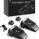 Seven Sparta Hood Latches with Lock Aluminum Locking Hood Catch Compatible with Jeep Wrangler JK/JKU 2007-2017, JL/JLU 2018-2024 & Jeep Gladiator 2020-2024, with Keys,1 Pair