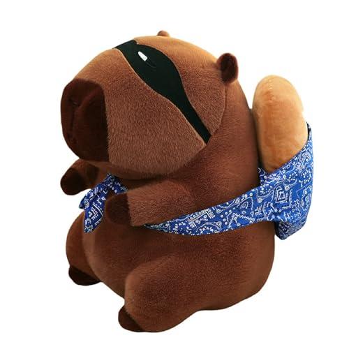 TITQWOP 13.2" Kawaii Capibaras Peluches Ultra Soft Adorable Capybara Stuffed Animal Pillows, Huggable Capybara Plush Gift for Kids, Girls, Boys