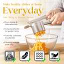 Bellemain Heavy-Duty Stainless Steel Potato Ricer & Masher | 15 oz | Perfect for Mashed Potatoes | Kitchen Tool with 3 Interchangeable Discs (Green)