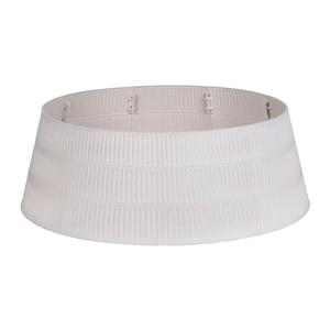 HarcoHome Christmas Tree Collar, 28.4" Round Base Cover for Christmas Trees - Natural Grain Fiber, Plastic, Beige