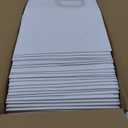 RACETOP 100 Pack Small Gift Bags 5.8x3.2x8.25 Inch White Kraft Paper Bags with Handles Bulk, Retail Shopping Bag for Birthday Party Favors, Grocery, Wedding, Craft (1 Count (Pack of 100), Small White)