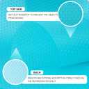 16 Pcs Refrigerator Liners Mats Washable, Refrigerator Mats Liner Waterproof Oilproof, Shinywear Fridge Liners for Shelves, Cover Pads for Freezer Glass Shelf Cupboard Cabinet Drawer (16 Blue)