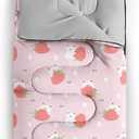 QOOMO Camping Sleeping Bags,3 Season Warm & Cool Weather,Lightweight,Waterproof Sleeping Bags for Adults & Kids,Traveling,and Outdoors,Camping Gear Equipment