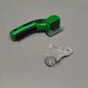 Cardboard Cutter, Rechargeable Cordless Electric Scissors, 4V Upgrade Motor Electric Box Cutter with 2 Blades, Safety Lock & LED Light, Powerful Cutting for Cardboard Box, Plastic, Leather (Green)