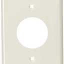 Leviton 80704-W Wall Plates 1 Button 3.5 cm Pack of 25 White