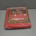 WDZREE Large Christmas Ornament Storage Box,4 Tier Holds Up to 128 Holiday Ornaments 3-Inch, Xmas Decorations Accessories Bag with Dual Zipper Closure,Made of Durable 600D Oxford Fabric (Red)