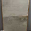 FWIEXA Grey Green Abstract Canvas Wall Art Set 3, Neutral Landscape Framed Prints, Modern Lake Scenery Paintings, Beige 24x36In Watercolor Artwork Poster for Farmhouse, Living Room, Bedroom, Office