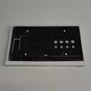 Nissan 350Z Stealth Black Powder Coat License Plate Frame with 3D Raised Letters
