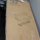 Outsunny 3.5ft Folding Ice Cooler Table with Drain, 2-Tier Outdoor Patio Party Cooler, Fishing Cleaning Table with Storage Shelf for Picnic BBQ Camping Wedding, White