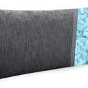 Hiasan Cooling Adult Body Pillow - Memory Foam Insert, Long Full Body Pillow for Side Sleepers, Bed,Sleeping,Soft Support for Pregnant Women, Back Pain Relief, 20x54 Inch, Grey