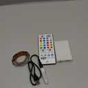 RUISHINE Battery Powered LED Strip Lights 13.2ft, LED Lights Battery Operated Color Changing Music Sync App Remote Control RGB USB Led for TV, Party, Room Decoration