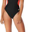 Speedo Women's Swimsuit One Piece Prolt Flyback Solid Adult Team Colors (Team Red, 12/38)