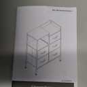 Furnulem 5 Drawer Rustic Brown Dressers for Bedroom 2 Tier Shelf Storage Small Fabric Dresser for Closet Sturdy Metal Frame Modern Style Storage Cabinets Organization Units for Hallway Rooms