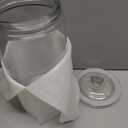 2-Gallon Tall Glass Cookie Jar with Airtight Lid Large Kitchen Canister for Cookies, Sugar, Flour, and Dog Treats