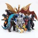 JAYKENIXO 10 Pack Monster Action Figures Set  Mini Dragon Toys, Movable Joints, Collectible Creature Figures for Kids Playset, Party Cake Toppers & Gifts