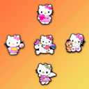 12 15Pcs Cute Charms for Croc Clog Shoes Decoration, Cats Charms Accessories for Shoe